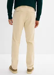 Regular Fit-pull on-kordfløyelsbukse, Straight, bonprix