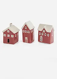 LED-hus med snødekket tak (3-delt sett), bonprix