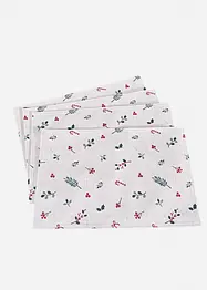 Bordbrikker med julemotiv (4-pack), bonprix