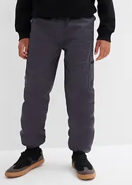 Termo Loose Fit cargobukse med jerseyfôr, bonprix