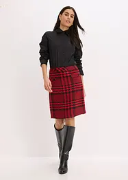 Skjørt i mykt bouclégarn, bonprix