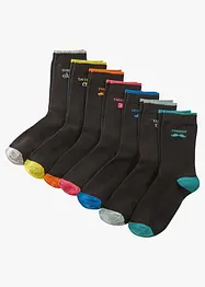 Sokker til ukedagene, økologisk bomull (7-pack), bonprix