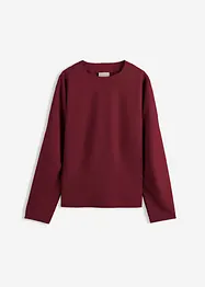 Langermet topp i Punto di Roma-materiale, bonprix