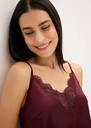 Neglisjé i sateng med fin glans, bonprix