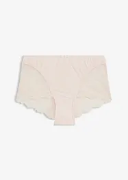 Truse med høy midje og blonder, bonprix