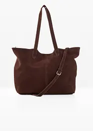 Shopper i semsket skinn, bonprix