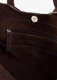 Shopper i semsket skinn, bonprix