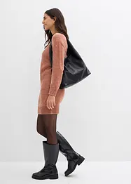 Oversized strikkekjole, bonprix