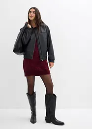 Oversized strikkekjole, bonprix