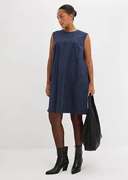 Minikjole i viskosemiks med pinstripes, bonprix
