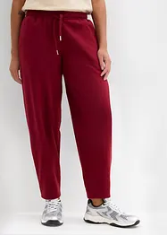 Joggebukse i 100% økologisk bomull og barrel modell, bonprix