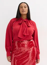 Bluse med sløyfe, bonprix