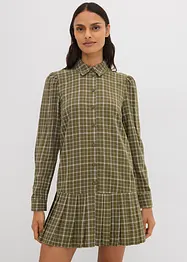Skjortekjole med rutemønster, bonprix