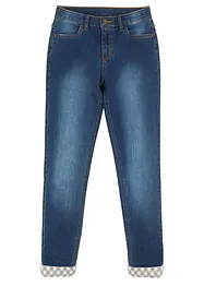Thermojeans med flanellfôr, til jente, bonprix