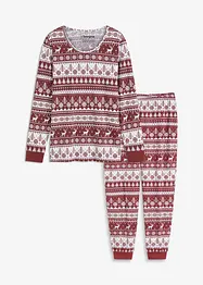 Pyjamas av økologisk bomull, bonprix