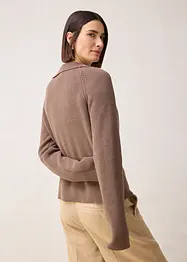 Cardigan med ull, bonprix