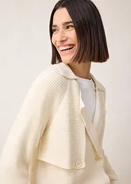 Cardigan med ull, bonprix