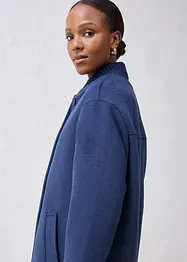 Kåpe med ull og strikket besetning, bonprix