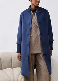 Kåpe med ull og strikket besetning, bonprix