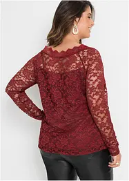 Blondetopp med lange ermer, bonprix