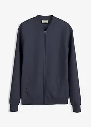 Sweatshirt i scuba-materiale med glidelås, bonprix