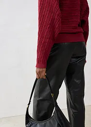 Oversized genser med merinoull, bonprix
