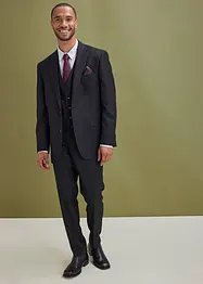 Dress (4-delt sett): blazer, bukse, vest, slips, Regular Fit, bonprix