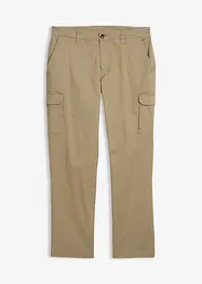 Regular Fit-cargobukse med stretch og varmt fôr, Straight, bonprix
