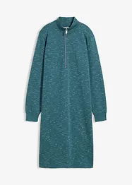 Sweatkjole med troyer-krage, bonprix
