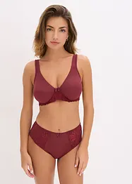 Truse med høy midje og nydelige blonder (2-pack), bonprix