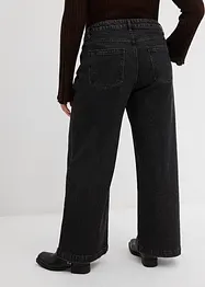 Wide Leg-jeans, Mid Waist, Full Length, bonprix