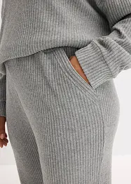 Loungewear-kosedress i mykt ribbemateriale, oversized, bonprix