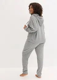 Loungewear-kosedress i mykt ribbemateriale, oversized, bonprix