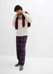 Pyjamas i myk bomull, bonprix