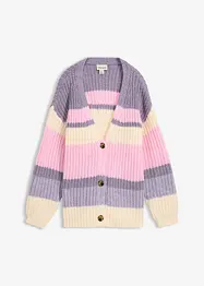 Grovstrikket cardigan med fargegradering, bonprix