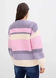 Grovstrikket cardigan med fargegradering, bonprix