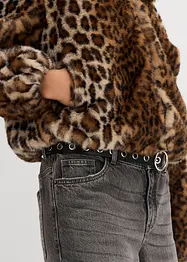 Oversized fuskepelsjakke, bonprix