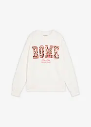 Oversized sweatshirt i 100% økologisk bomull, bonprix