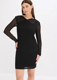 Jerseykjole i mesh, bonprix