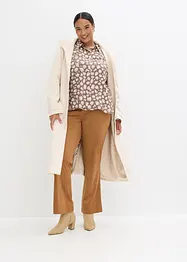 Skjorte i viskose med flaggermusermer, bonprix