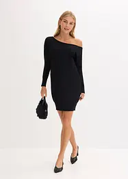 One shoulder, strikket kjole, bonprix
