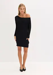 One shoulder, strikket kjole, bonprix