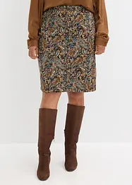 Stretchskjørt med bomull, bonprix