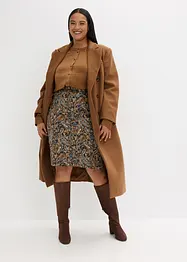 Stretchskjørt med bomull, bonprix