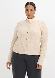 Grovstrikket cardigan, bonprix