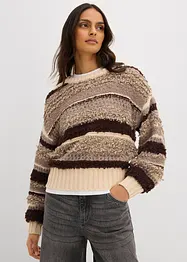 Oversized strikkegenser, bonprix