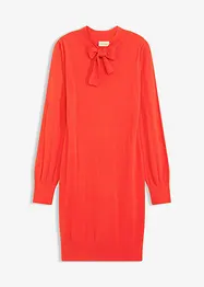 Strikket kjole i lett viskosemiks, bonprix