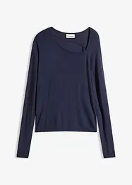 Genser i lett viskosemiks, bonprix