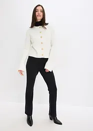 Strikkejakke med dekorative knapper, bonprix