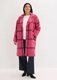 Oversized kåpe i ull-look, bonprix